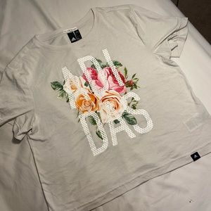 Adidas semi-cropped shirt